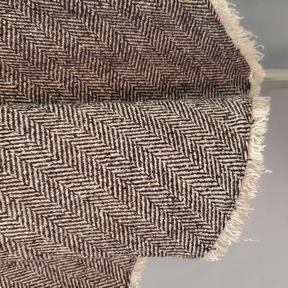 DKNY VTG Tweed Wool Asymetrical Skirt Size 12 - Picture 3 of 13